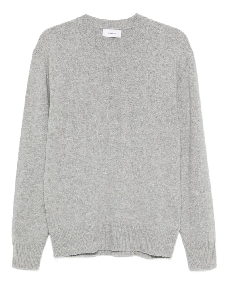 LARDINI Gerippter Pullover - Grau Grau