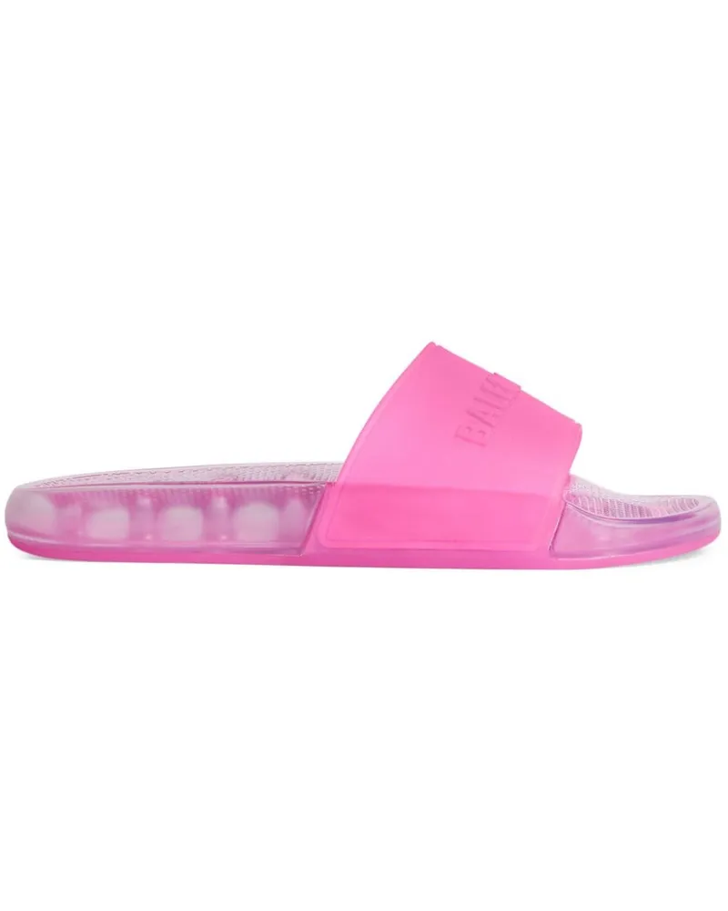 Balenciaga Pantoletten mit Logo-Prägung - Rosa Rosa