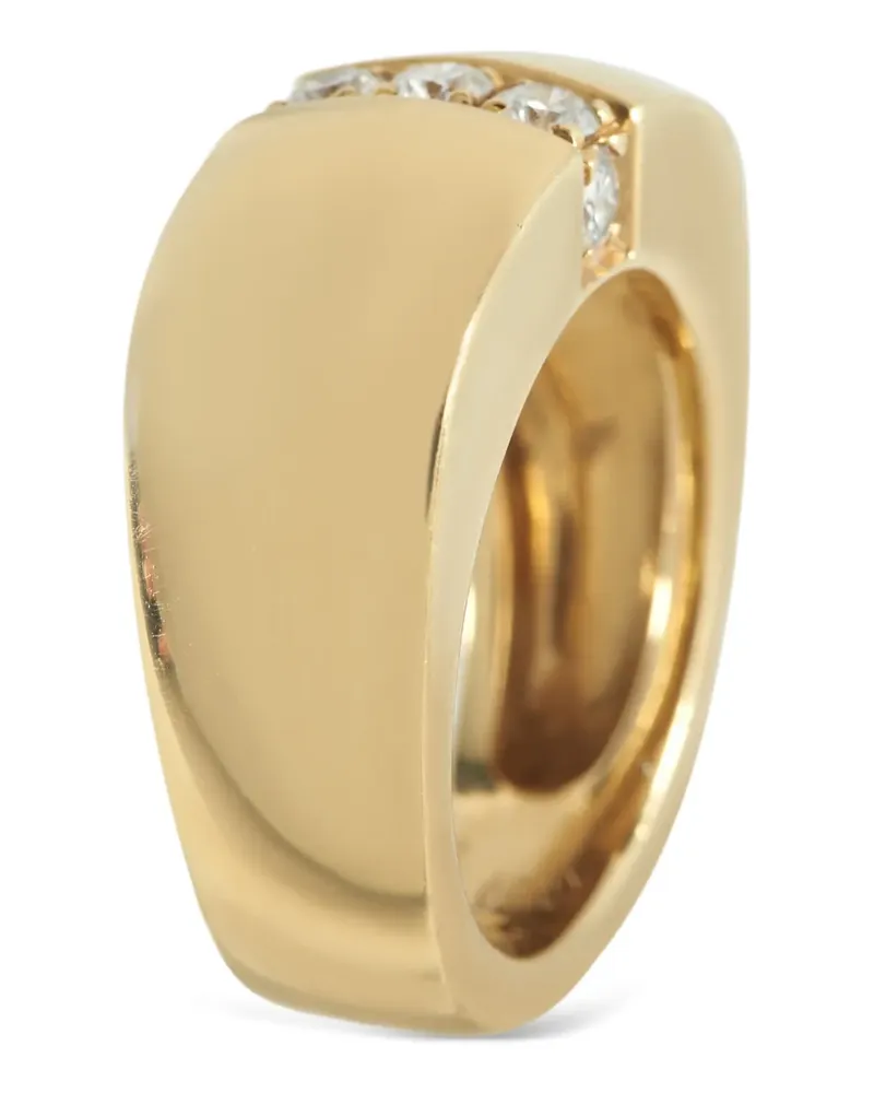 Mauboussin Eckiger Ring mit Diamanten - Gold Gold