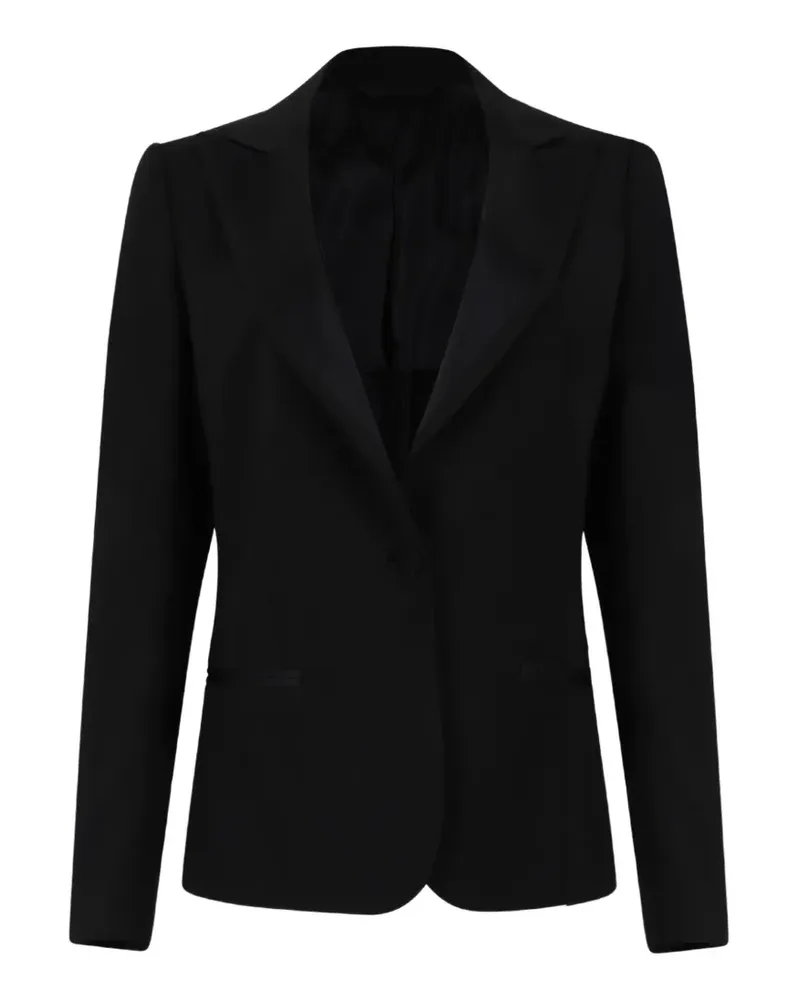 Tonello Blazer mit steigendem Revers - Schwarz Schwarz
