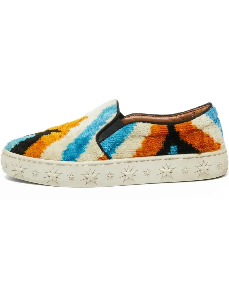 Aquazzura Strukturierte Slip-On-Sneakers - Weiß Weiß