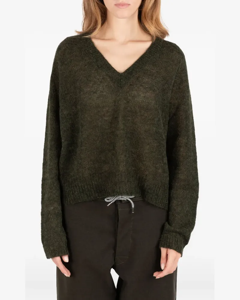 Société Anonyme Keira Pullover mit V-Ausschnitt - Grün Grün