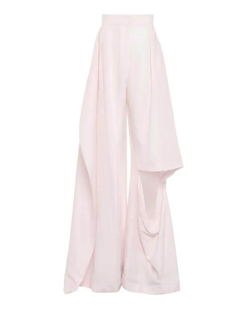 A.W.A.K.E. Drapierte Hose mit Schlitz - Rosa Rosa