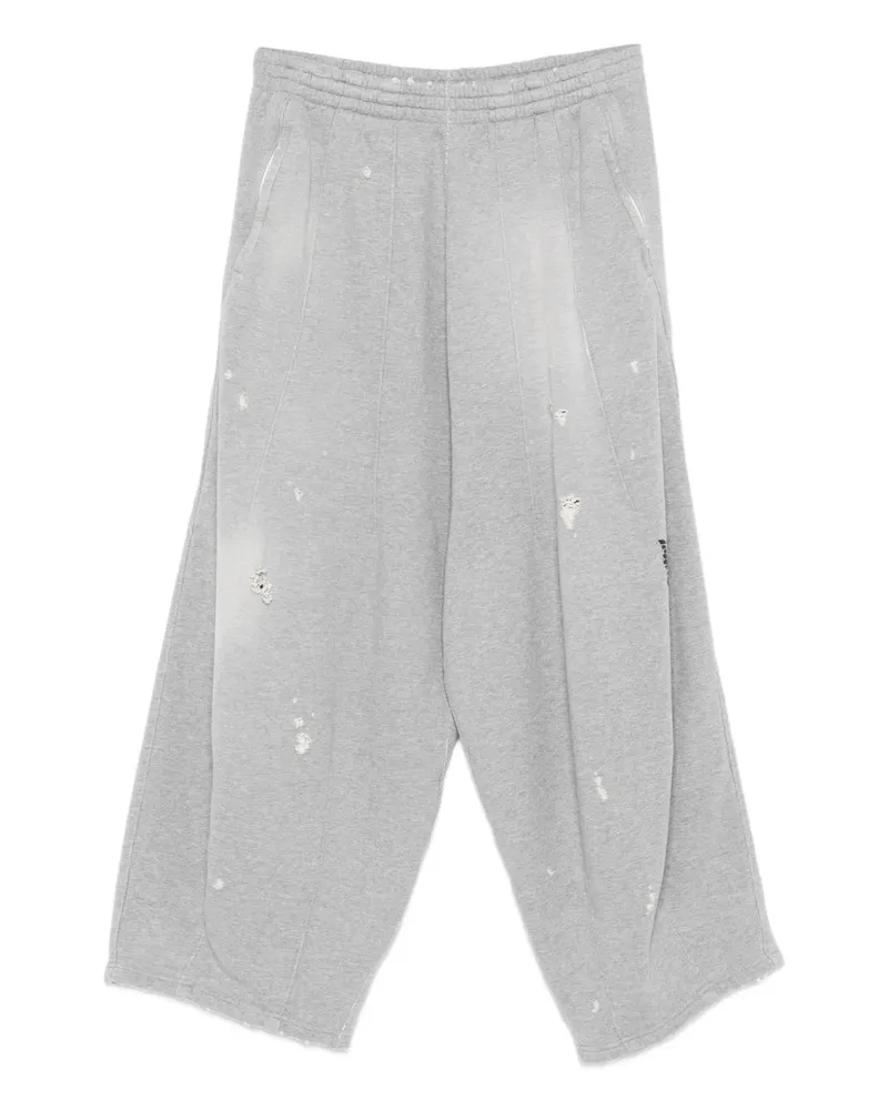 NEEDLES distressed track pants - Grau Grau