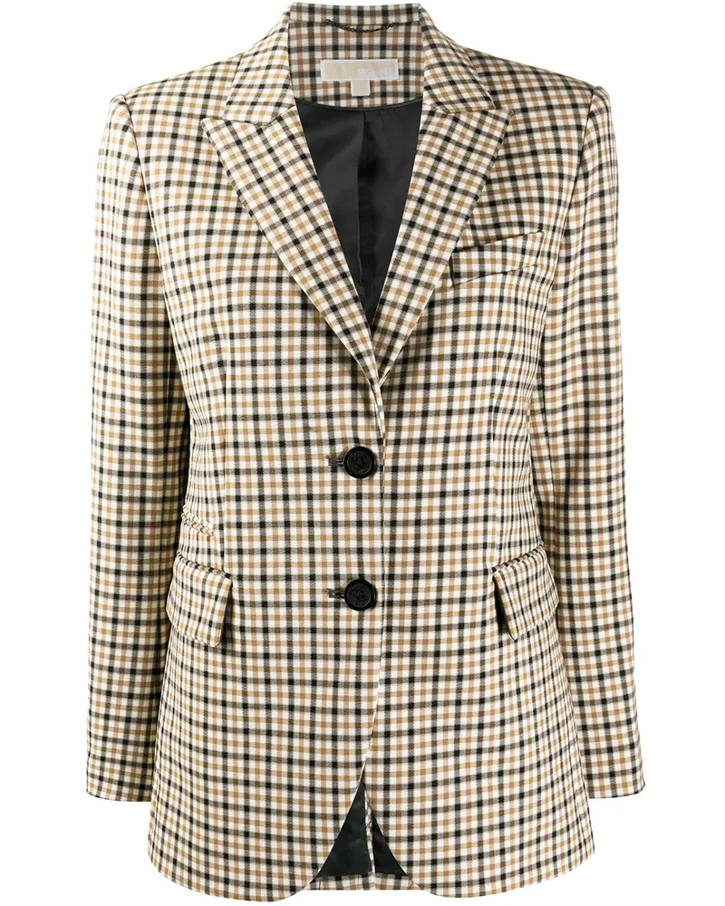 Michael Kors Blazer mit Karomuster - Braun Braun