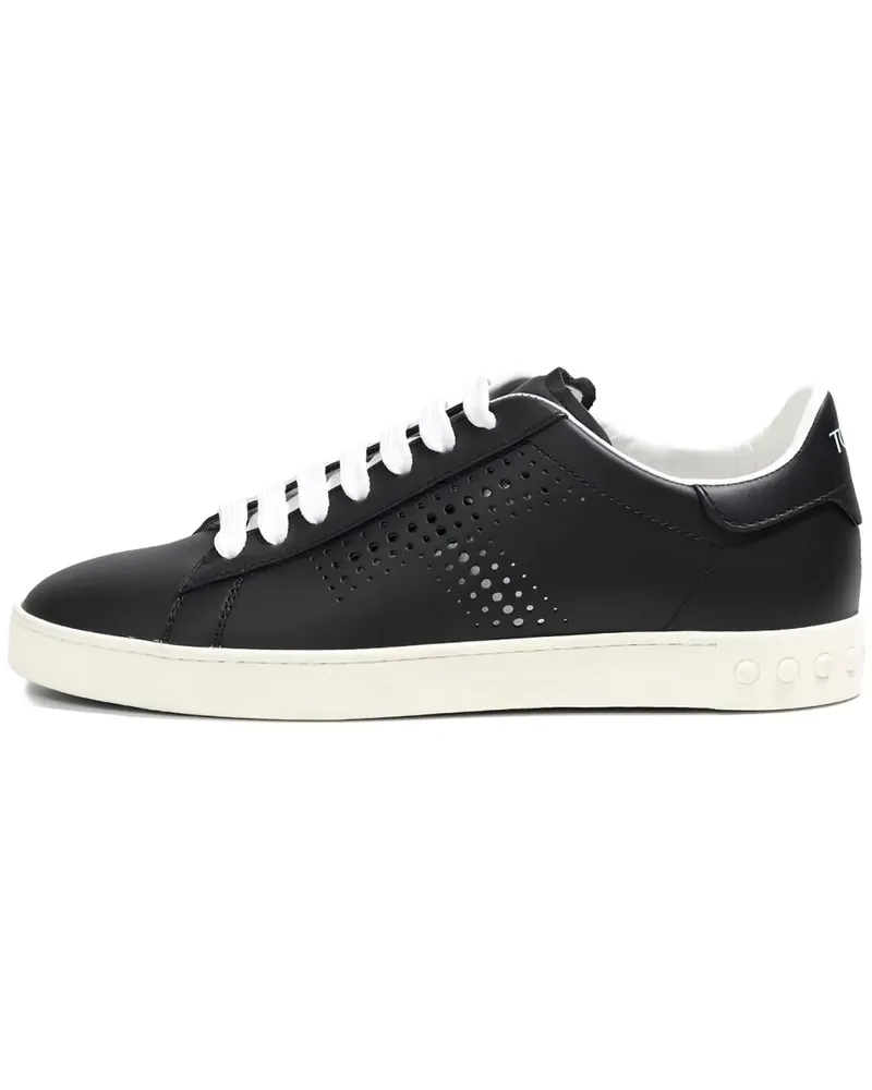 TOD'S Perforierte Sneakers - Schwarz Schwarz