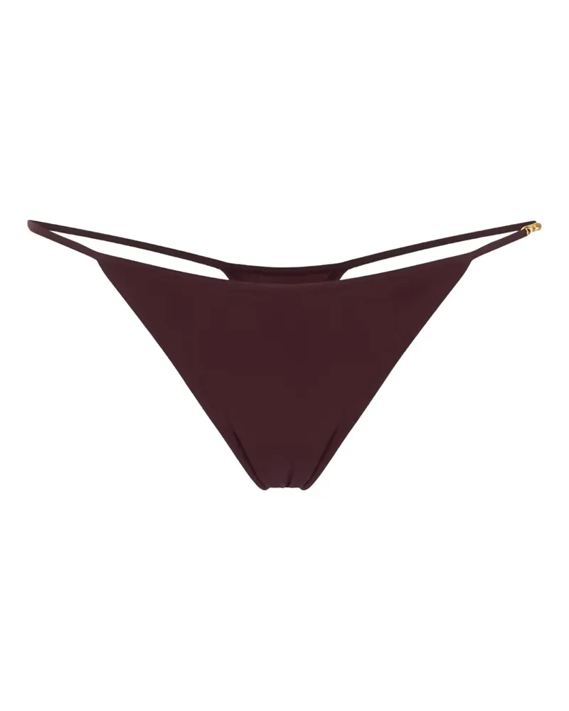 Elisabetta Franchi Slip mit Kettendetail - Rot Rot