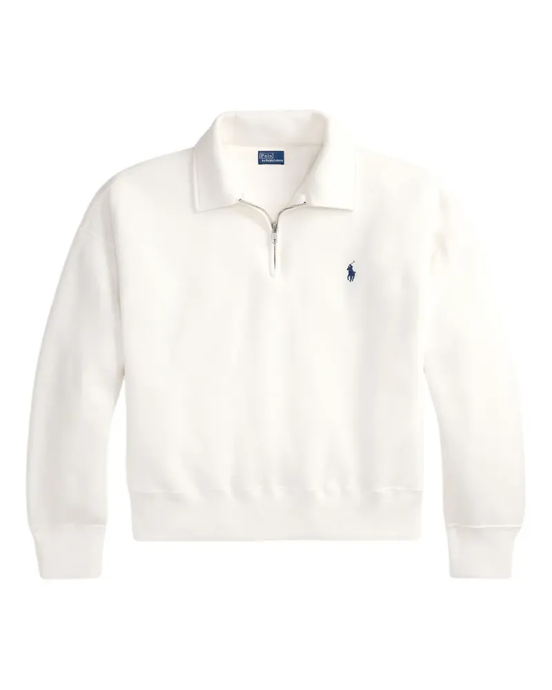 Ralph Lauren Sweatshirt mit Reißverschluss - Weiß Weiß