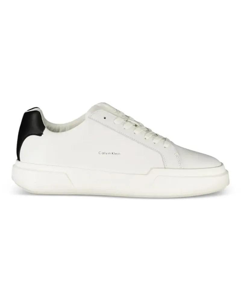 Calvin Klein Sneakers mit Logo-Print - Weiß Weiß