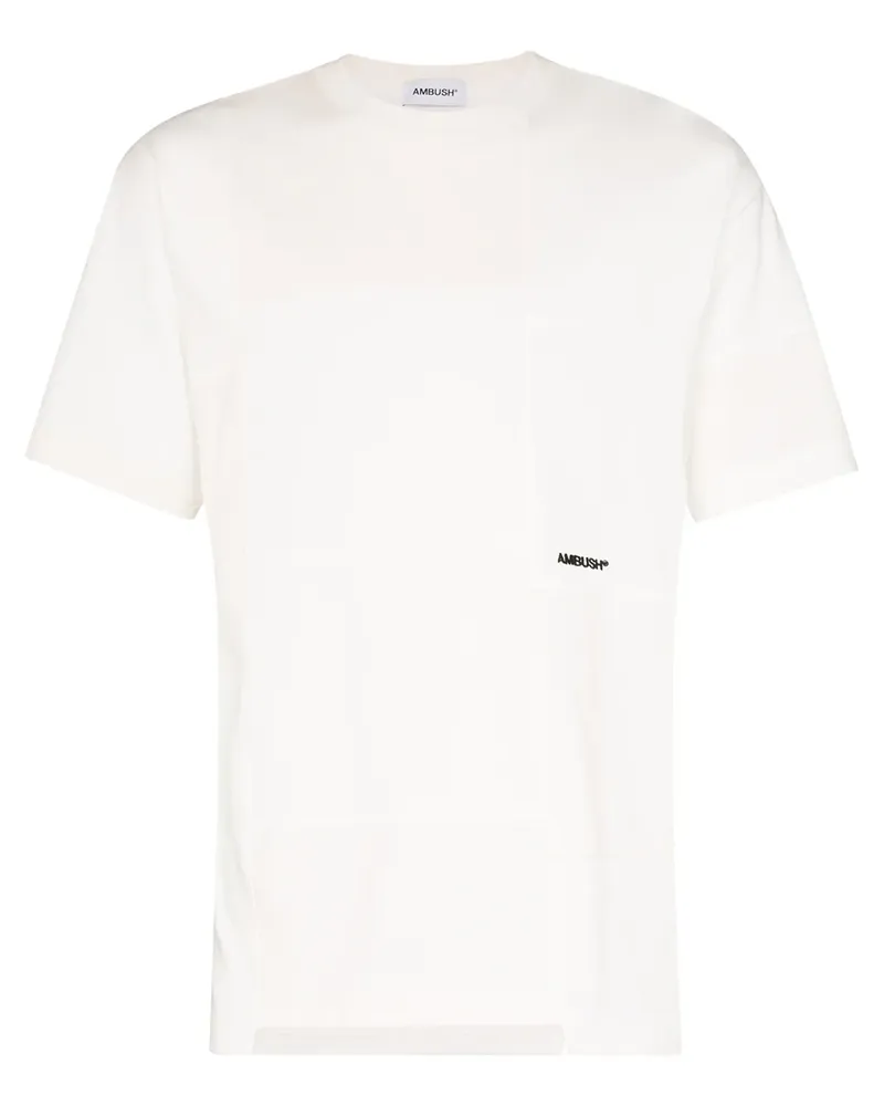 AMBUSH T-Shirt mit Einsätzen - Nude Nude
