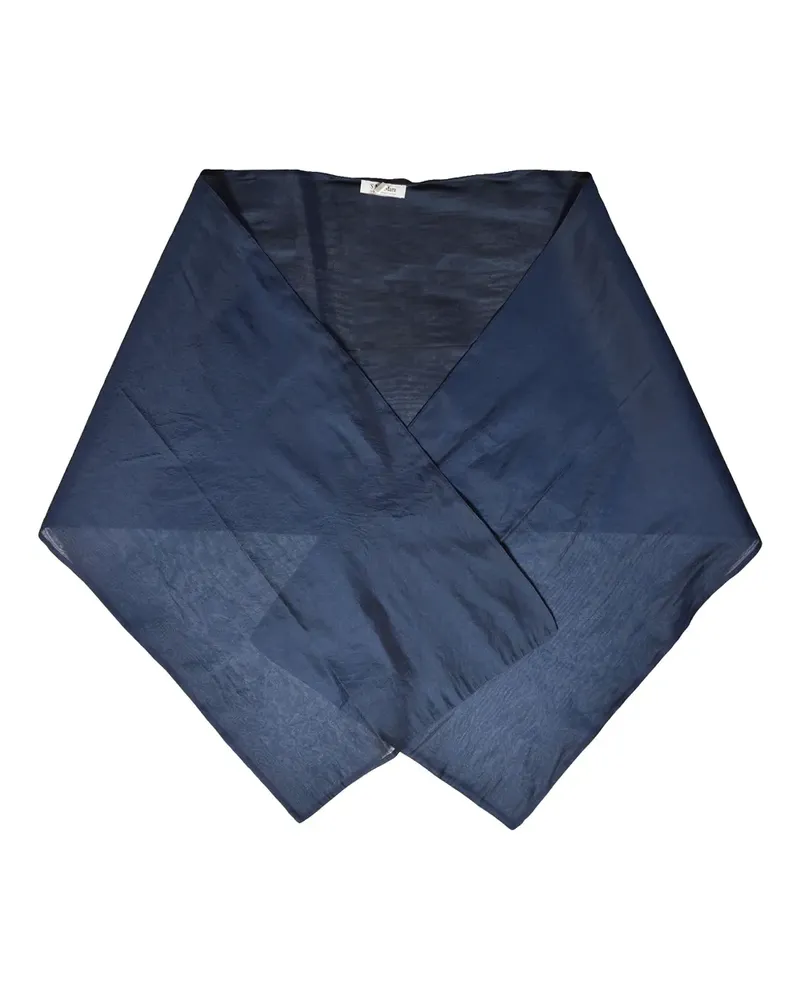 Max Mara Schal mit eckiger Form - Blau Blau