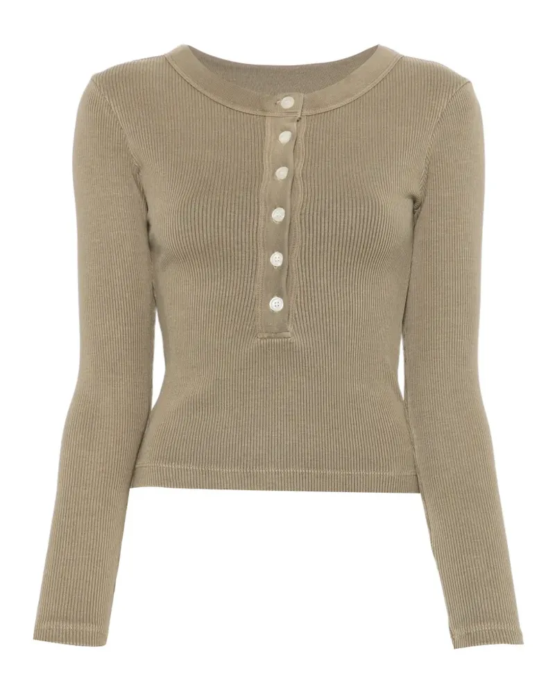 Citizens of humanity ribbed-knit top - Grün Grün
