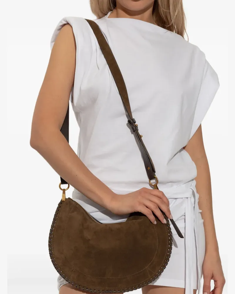 Isabel Marant Oskan Soft Schultertasche - Braun Braun