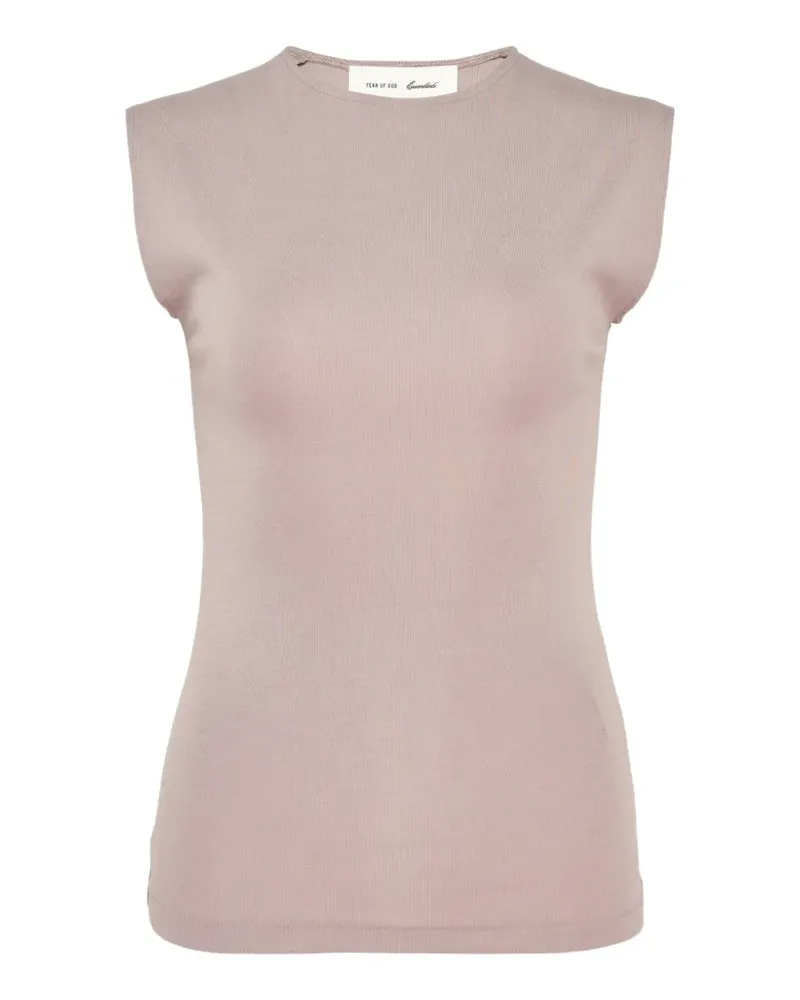 Fear of God Essentials Tanktop aus Rippstrick - Rosa Rosa