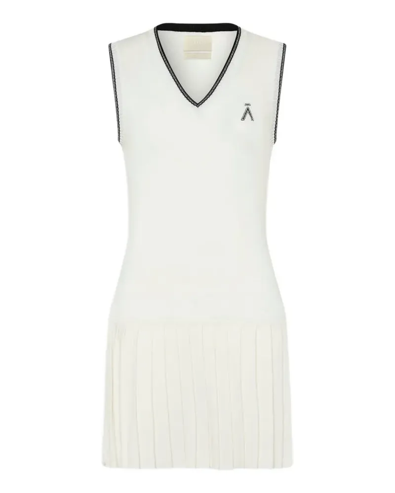 AMAN knitted pleated dress - Nude Nude