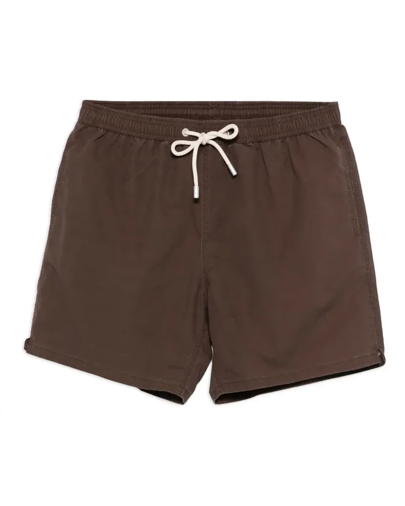 MC2 Saint Barth Badeshorts mit Kordelzug - Braun Braun