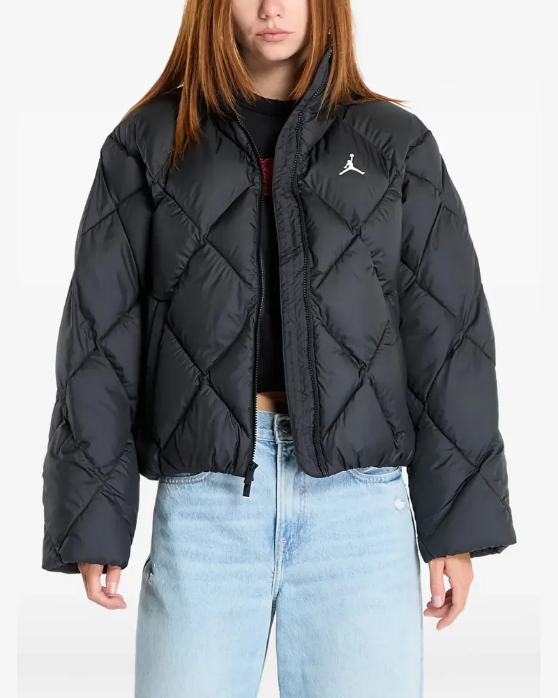 Jordan quilted puffer jacket - Schwarz Schwarz