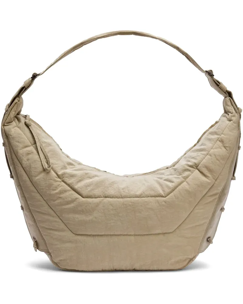 Christophe Lemaire Große Game Schultertasche - Nude Nude