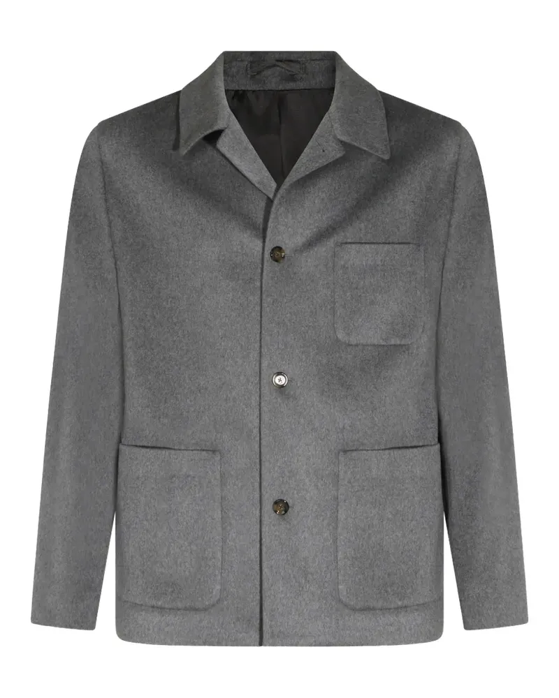 LARDINI Bomberjacke aus Kaschmir - Grau Grau