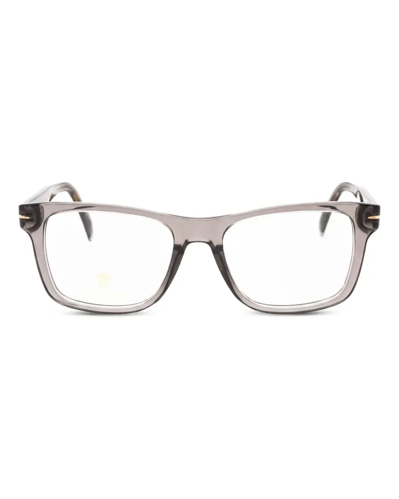 EYEWEAR by DAVID BECKHAM Brille mit eckigem Gestell - Grau Grau