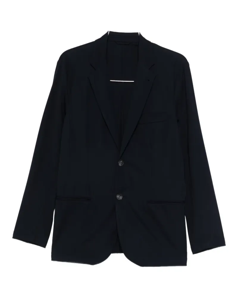 Emporio Armani button single-breasted blazer - Blau Blau