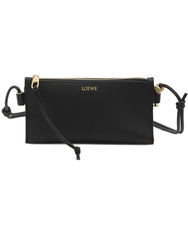 Loewe Joya Mini-Schultertasche - Schwarz Schwarz