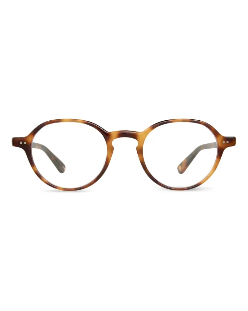 Garrett Leight Loma Brille mit rundem Gestell - Braun Braun