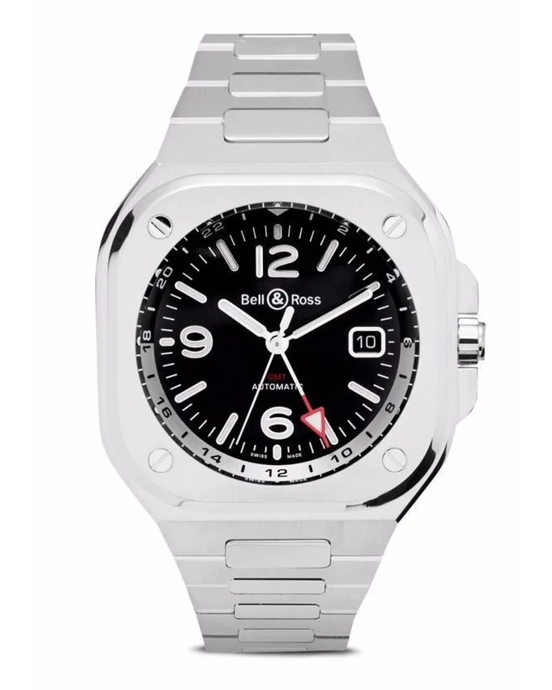 Bell & Ross BR-05 GMT 41mm - Schwarz Schwarz