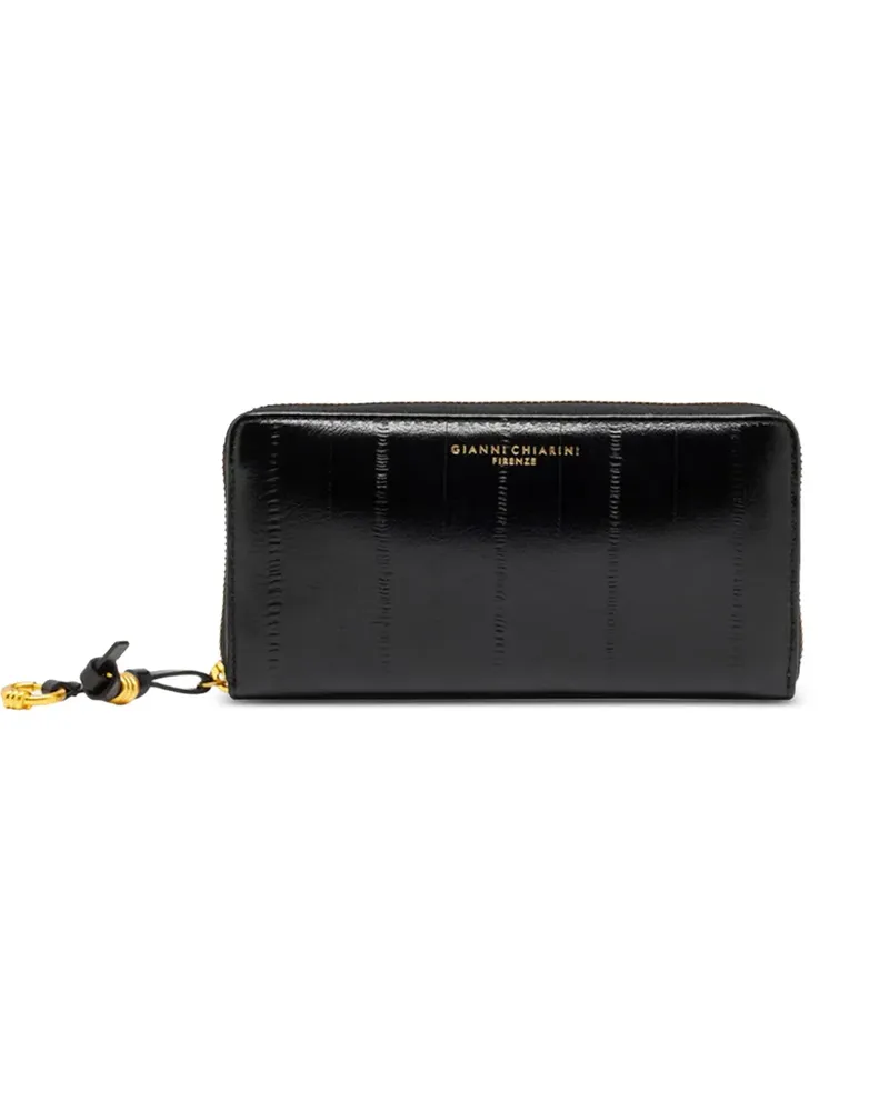 Gianni Chiarini Portemonnaie mit Logo - Schwarz Schwarz
