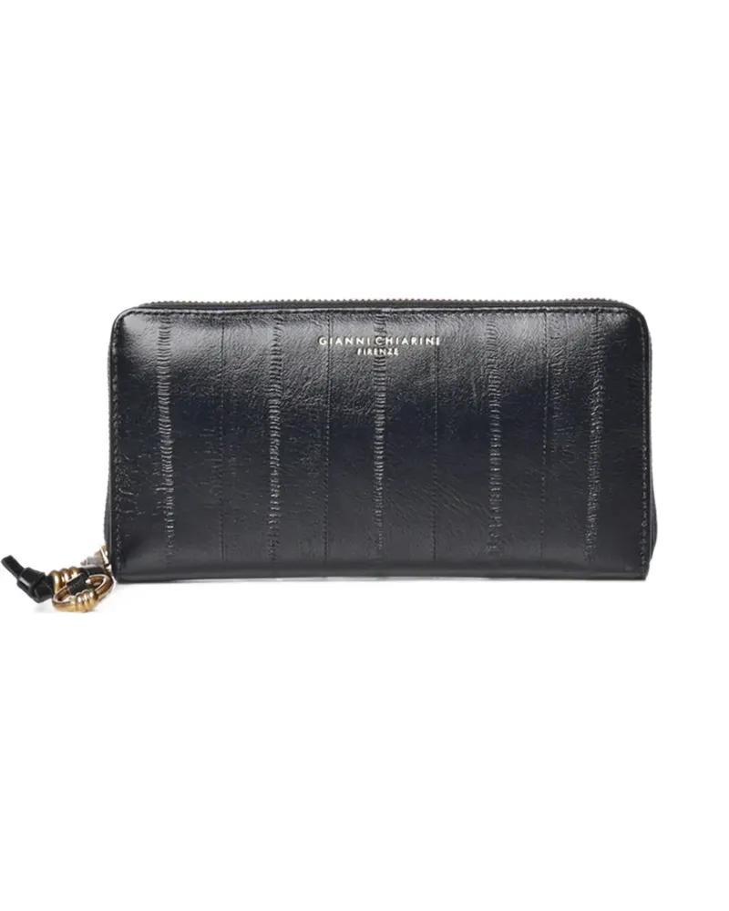 Gianni Chiarini Portemonnaie mit Logo - Schwarz Schwarz