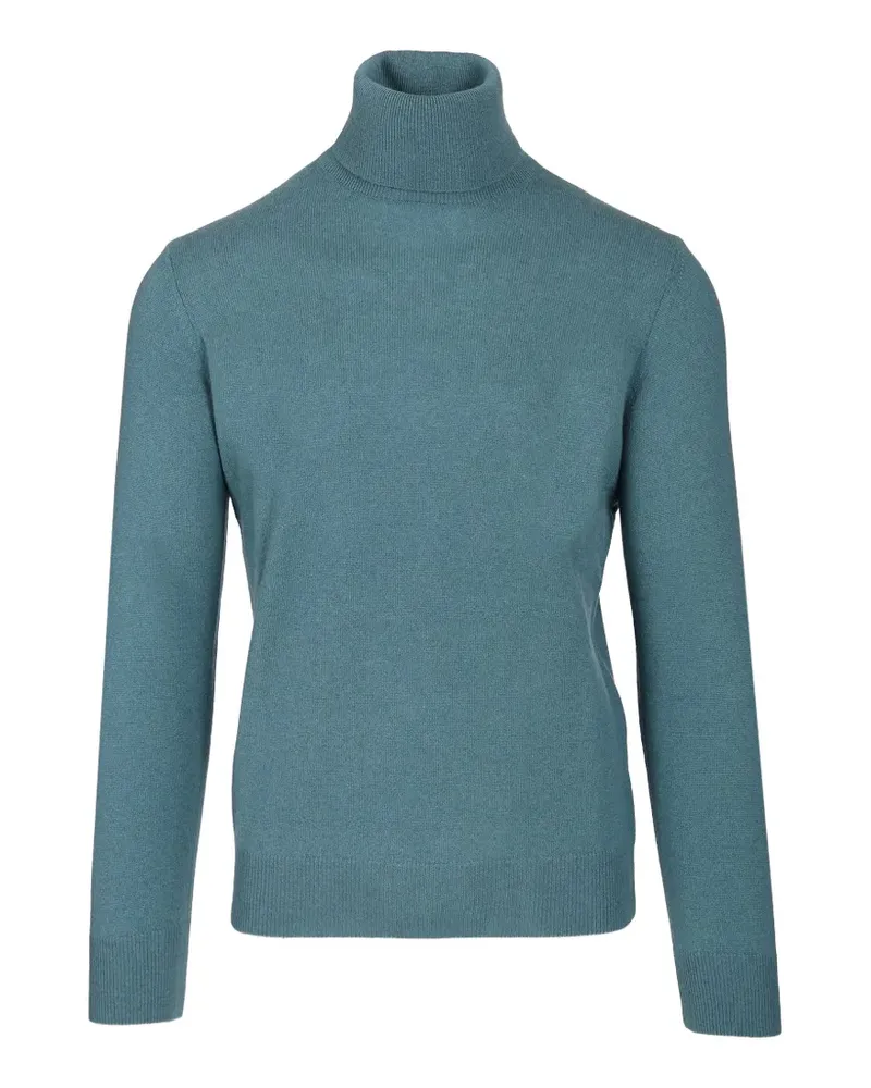 Al Duca D’Aosta 1902 ribbed-trim cashmere sweater - Blau Blau