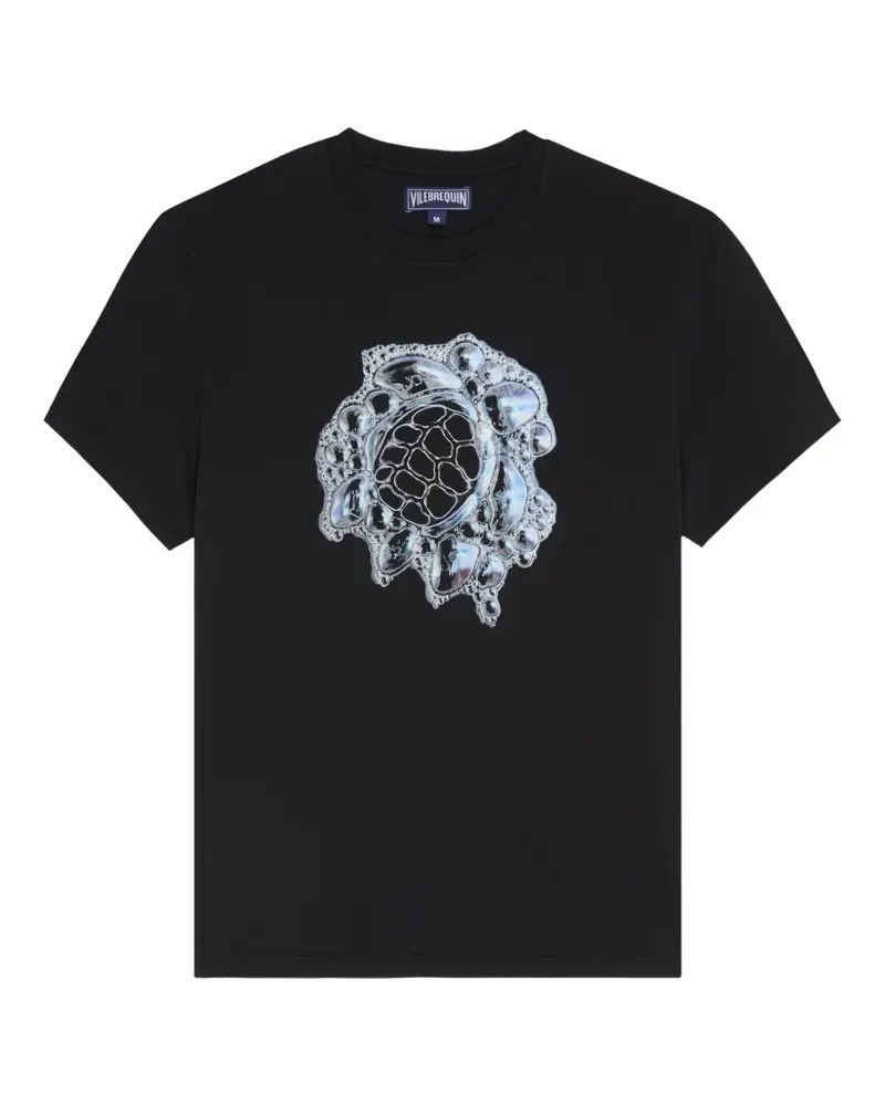 Vilebrequin Bubble Turtle 3D T-shirt - Schwarz Schwarz