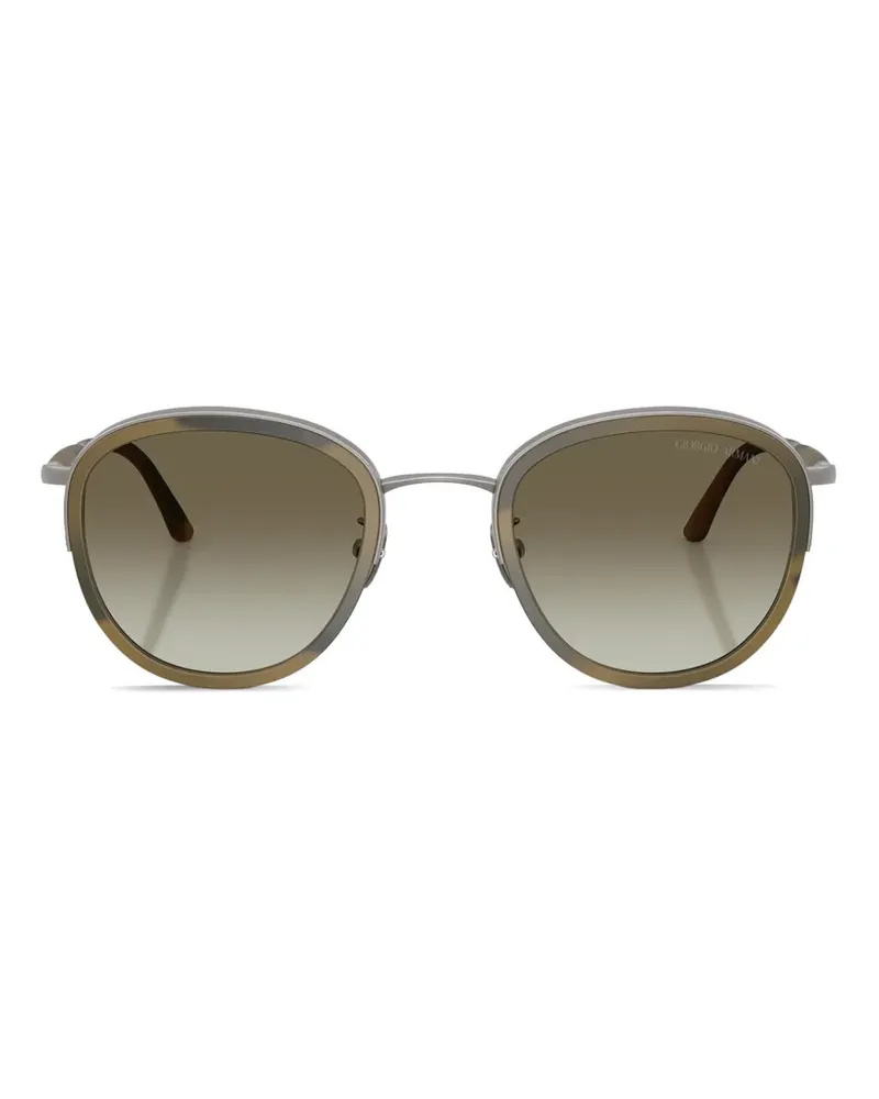Giorgio Armani round-frame sunglasses - Grau Grau