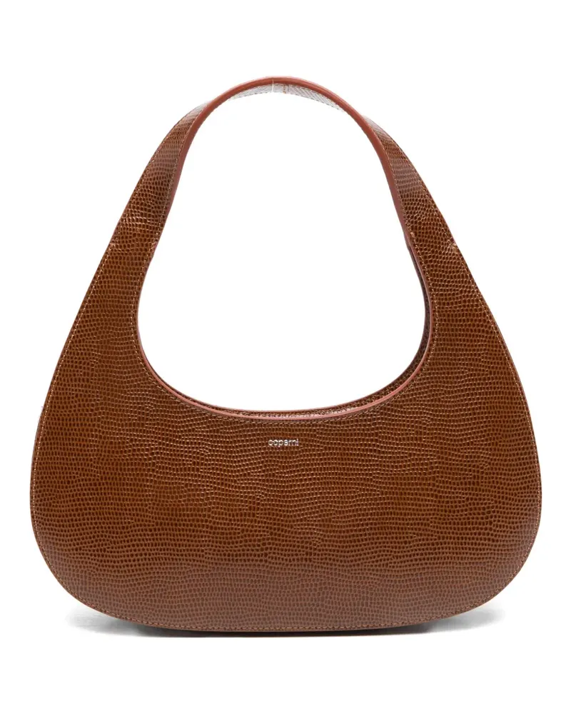 COPERNI lizard-print Slim Swipe shoulder bag - Braun Braun