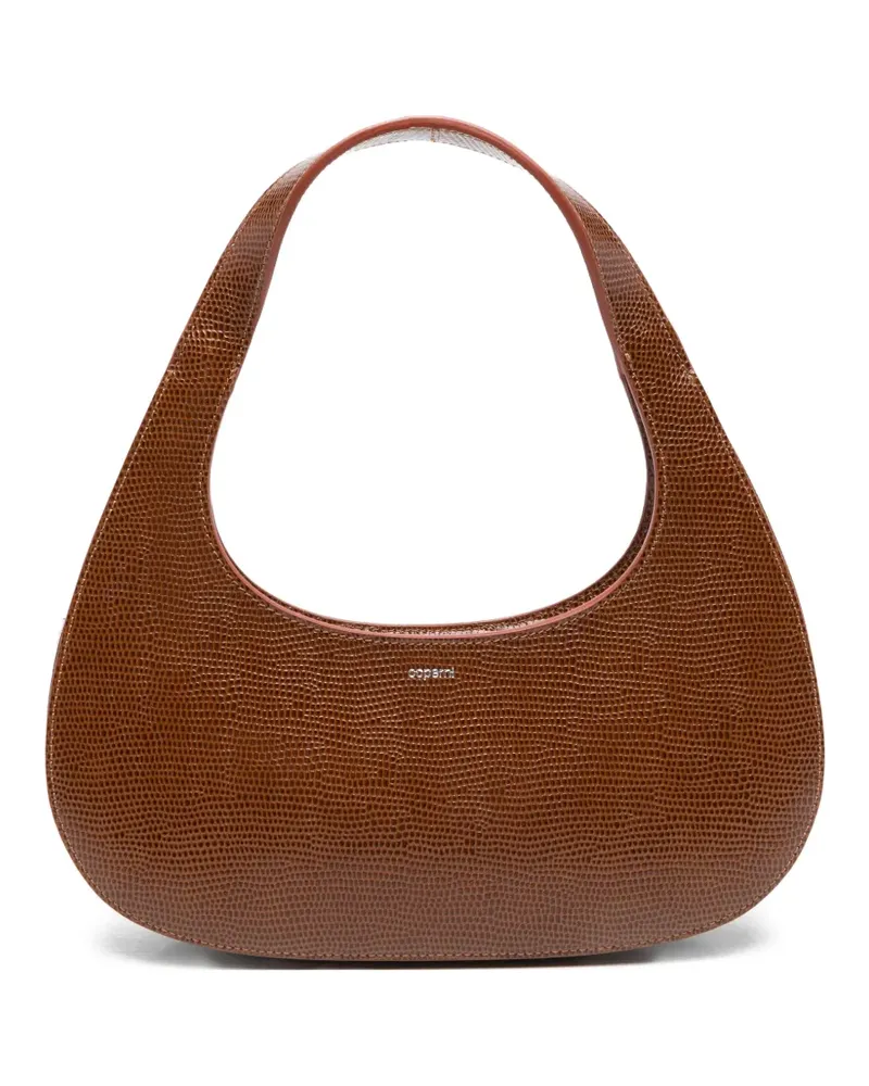 COPERNI lizard-print Slim Swipe shoulder bag - Braun Braun