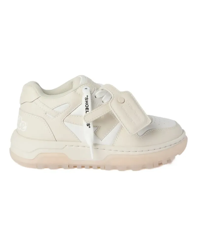 OFF-WHITE OOO Chunky Varsity Sneakers - Nude Nude