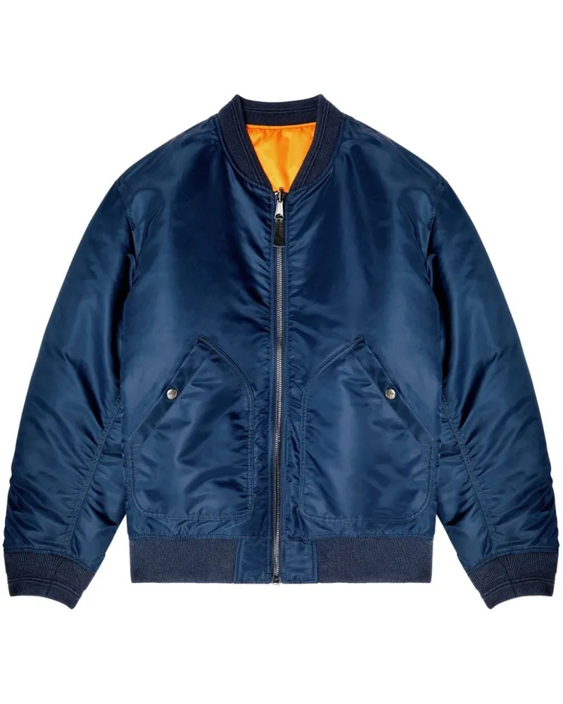 Diesel J-Held Bomberjacke - Blau Blau