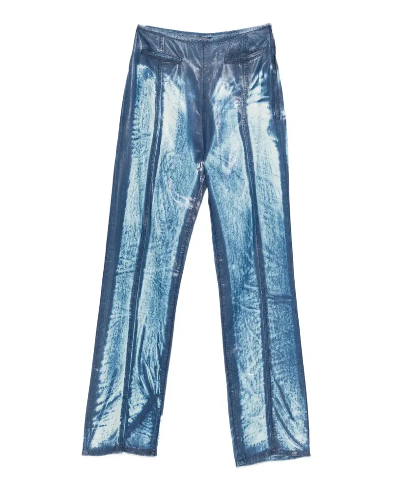 Diesel Jeans mit Kontrasteinsätzen - Blau Blau