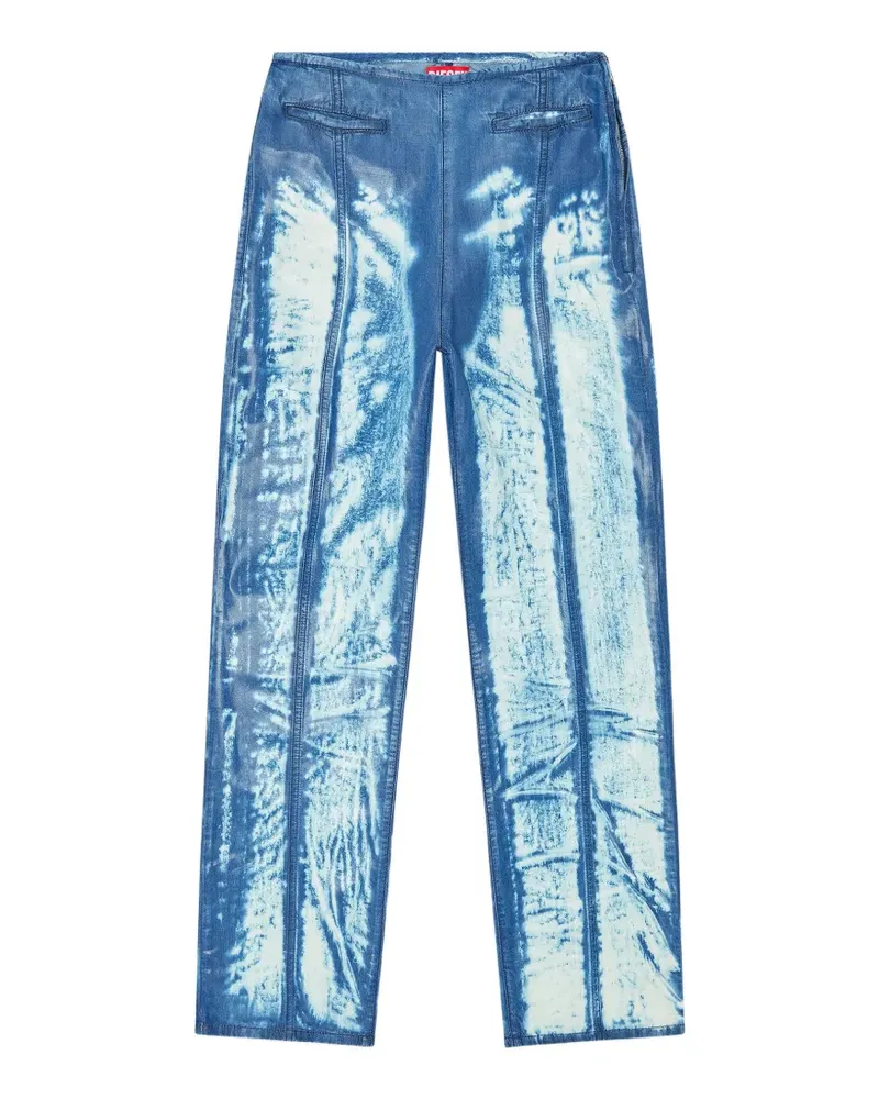 Diesel Jeans mit Kontrasteinsätzen - Blau Blau