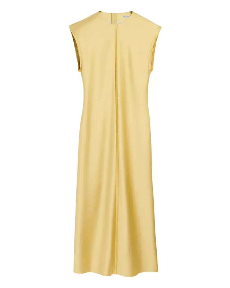 AMI Paris panelled midi dress - Gelb Gelb