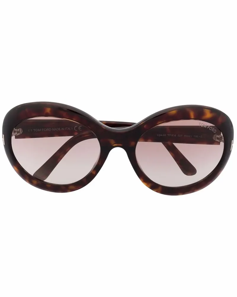 Tom Ford Sonnenbrille in Schildpattoptik - Braun Braun