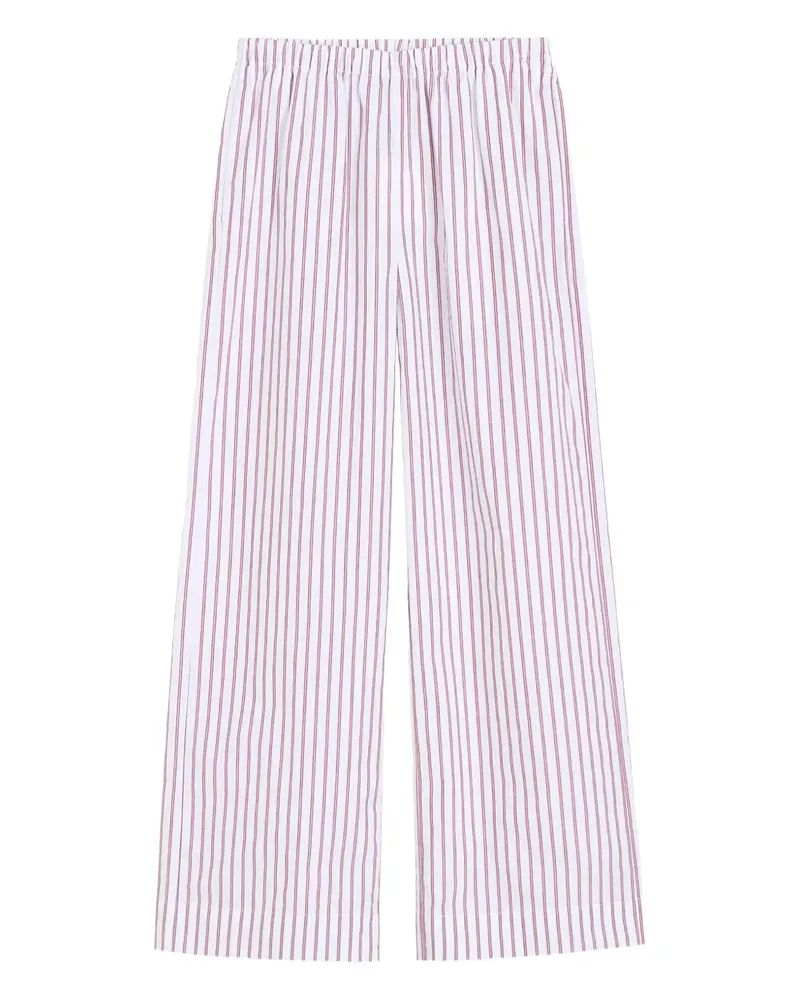 By Malene Birger Cabello striped trousers - Weiß Weiß