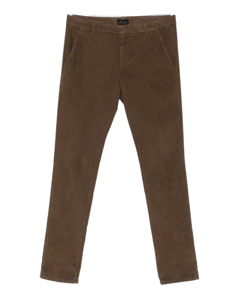 Dondup corduroy slim-fit trousers - Braun Braun