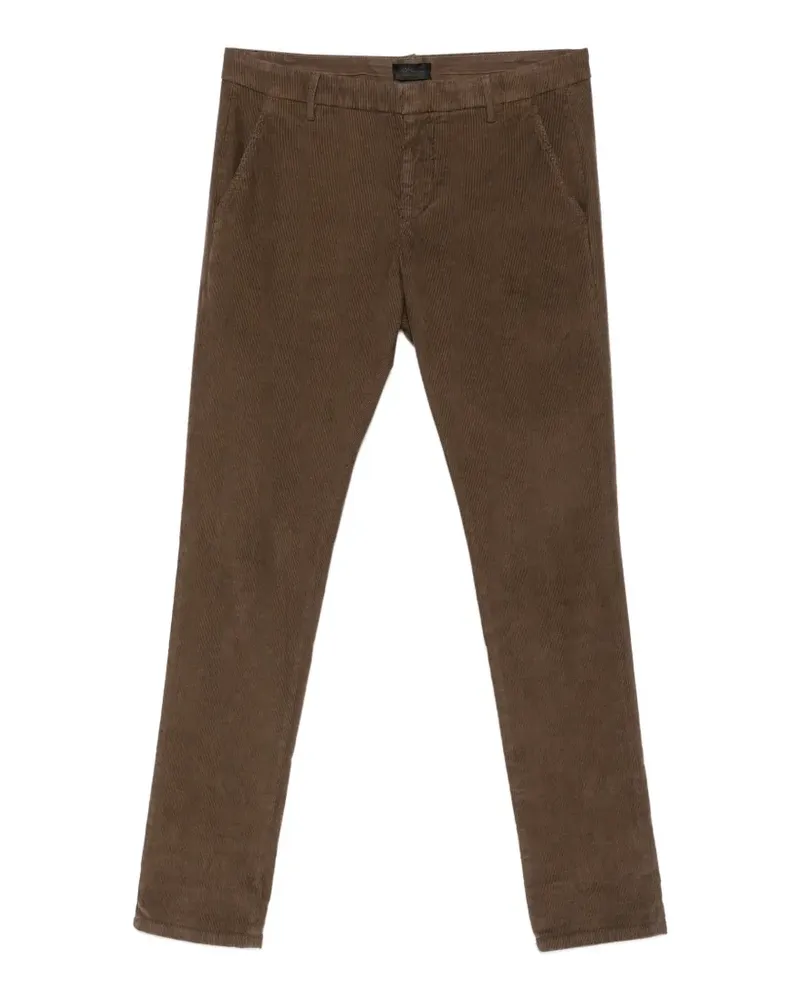 Dondup Schmale Cordhose - Braun Braun