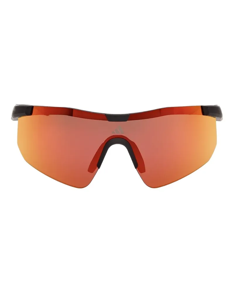 adidas Geometrische Kaphiros Evo Sonnenbrille - Schwarz Schwarz
