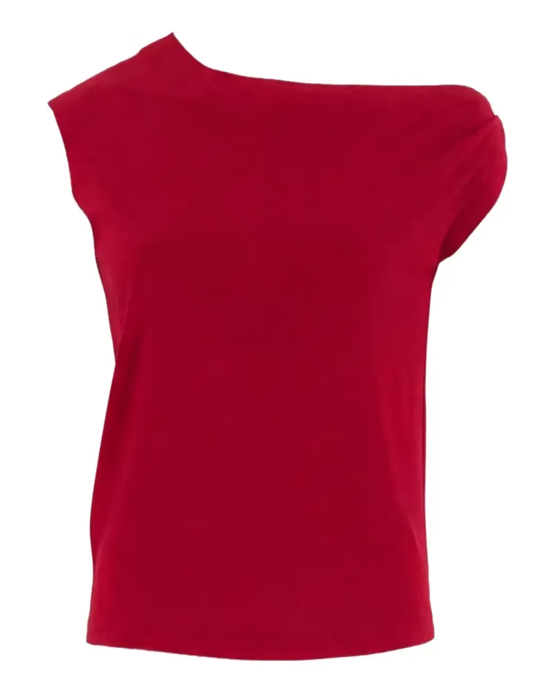 Norma Kamali one-shoulder top - Rot Rot