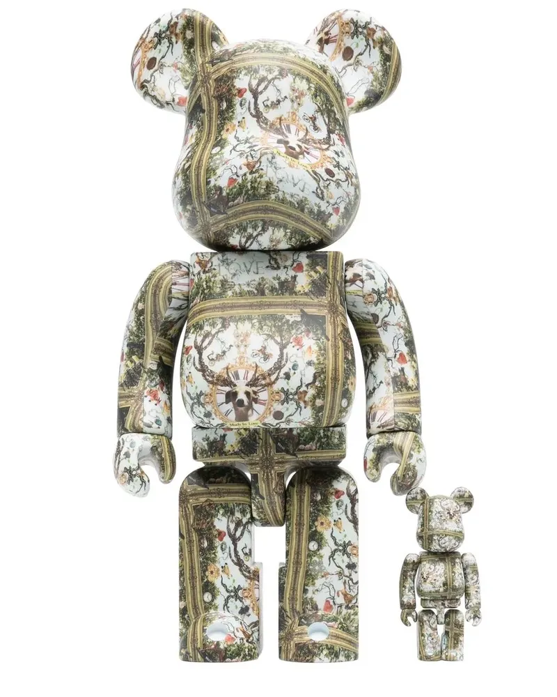 Medicom Toy x Much in Love BE@RBRICK Figuren-Set - Grün Grün
