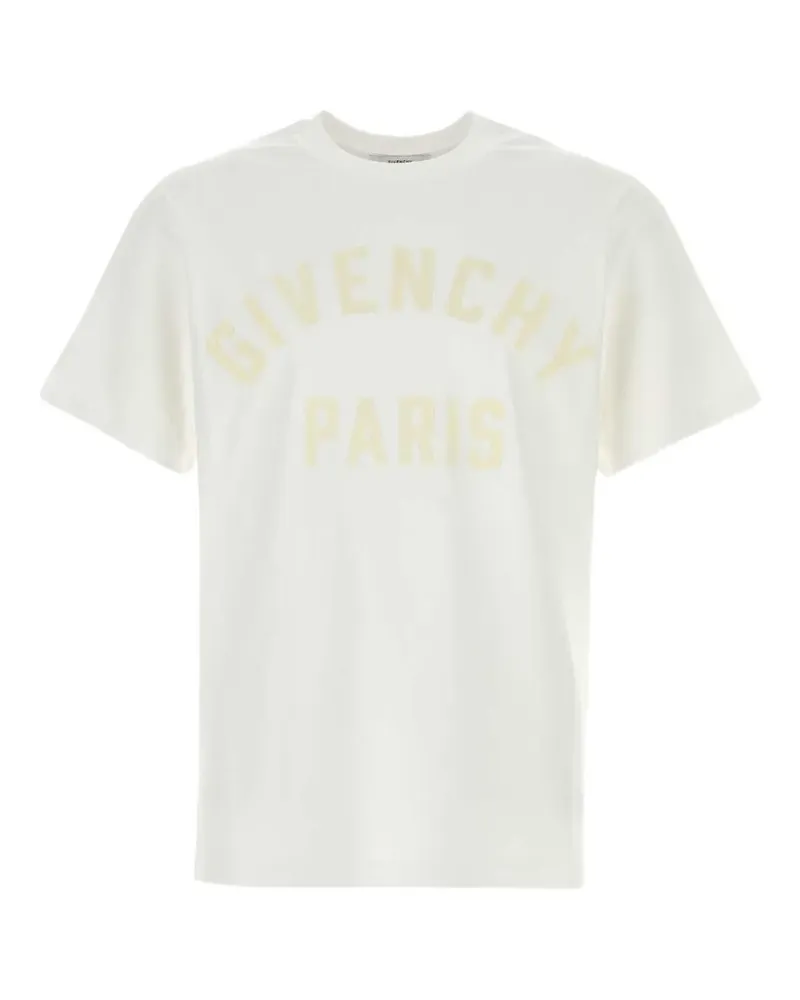 Givenchy logo-patch cotton T-shirt - Weiß Weiß