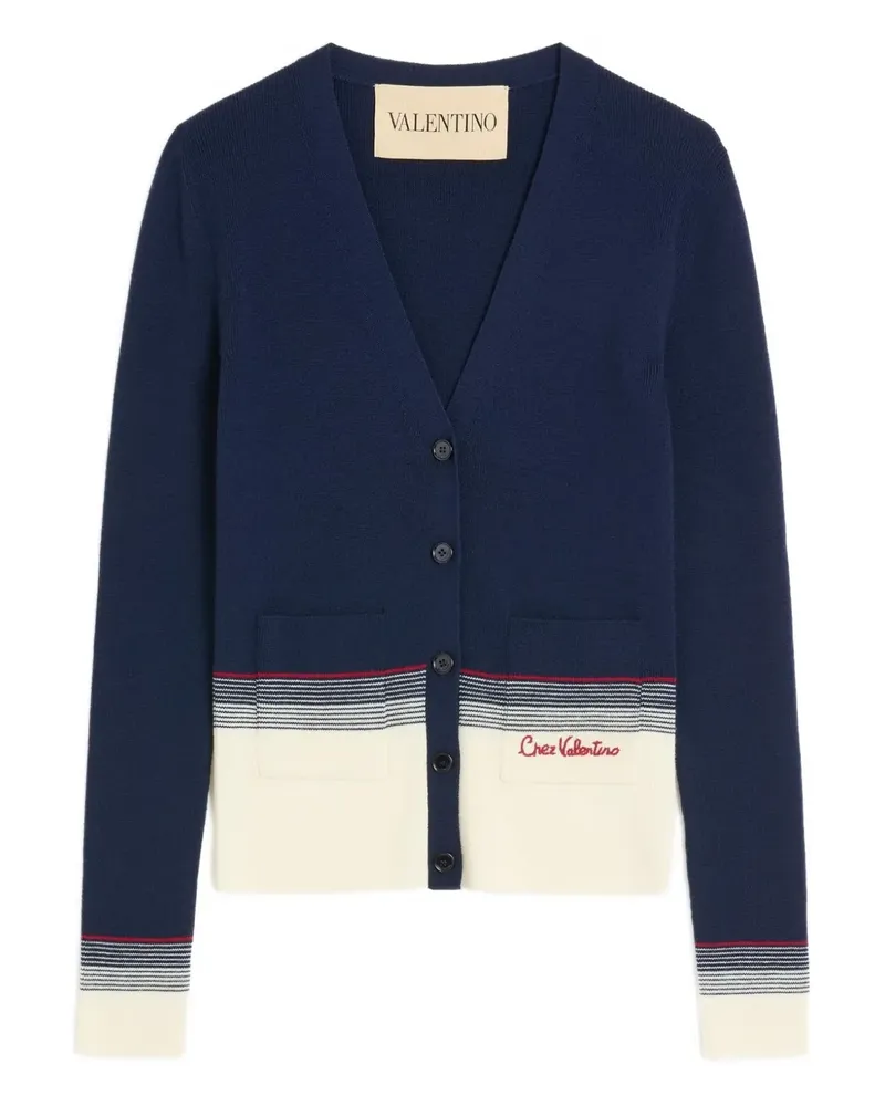 Valentino Garavani Chez Cardigan - Blau Blau