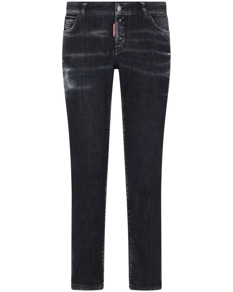 Dsquared2 Schmale Jeans - Schwarz Schwarz